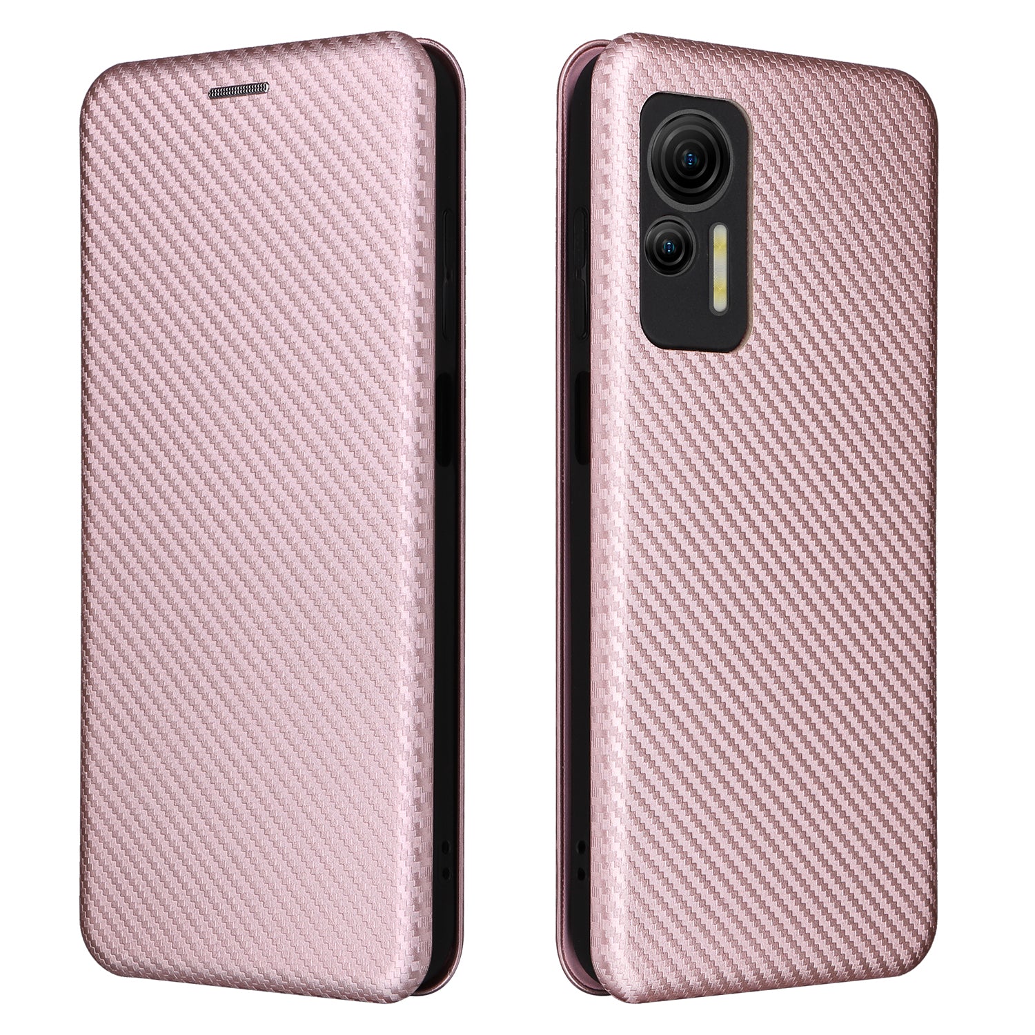 For Ulefone Note 14 Anti-scratch Phone Case Card Slot PU Leather Magnetic Auto-absorbed Stand Carbon Fiber Texture Phone Cover For Ulefone Note 14 Anti-scratch Phone Case Card Slot PU Leather Magnetic Auto-absorbed Stand Carbon Fiber Texture Phone Cover